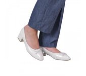 ¿De dónde viene eso para mujer/señoras Wonder Bow zapatos de corte de tacón bajo en bloque? 8 UK negro