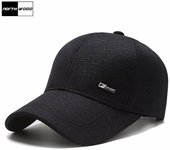 Gorra de béisbol deportiva de marca NORTHWOOD para hombre, gorra de Golf negra Snapback, gorras de camionero ajustables de 55-60 cm 55-60 cm negro
