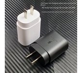 Cargador de carga rápida PD de 25 W para Samsung Note10 y S20 - Interfaz tipo C EP-TA800, compatible con las regulaciones de EE. UU. y la UE. C to C fast charging cable blanco