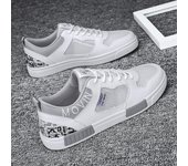 2023 verano transpirable malla fina recorte a prueba de olores movimiento estudiantil zapatos de tablero casuales versátiles zapatos de marea blanca 38