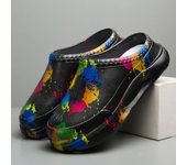 Zapatos casuales impermeables multifuncionales ligeros de gran tamaño para verano, zapatos perezosos, zapatos de agua, zapatos para Chef, sandalias de jardín 39 negro