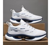 Moda 2024, zapatillas de correr transpirables de malla para hombre, zapatillas de deporte con amortiguación de placa de carbono, zapatillas de deporte para correr, zapatillas de tenis cómodas para hombre 39 azul