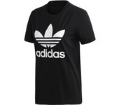 adidas Trefoil Tee, Camiseta negra Mujer 30 negro