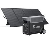 FOSSiBOT portátil 3600W(Pico 7200W) Central eléctrica con función UPS, generador solar de 3840 Wh, cargador de banco de energía con panel solar de 420 W