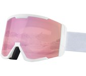Gafas de esquí, protección UV, antivaho, para nieve, gafas de snowboard para hombres, mujeres y adultos gris/blanco