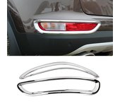 Para Kia Sportage QL 2015-2019 Marco de cubierta de moldura de luz antiniebla trasera cromada ABS Decoración exterior