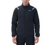 Chaqueta con cremallera completa, material Solotex, elástica, repelente al agua, ligera, resistente a la lluvia, térmica, ligera, para golf, RG4FJK02M BK00 LL [SRIXON] para hombre (Negro)