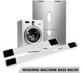 Soporte móvil con 24 ruedas para lavadora, ajustable, para refrigerador, secadora y multifuncional. Pry Bar