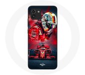 Coque Samsung Galaxy A03 Formule 1 Sebastian Vettel Pilote F1 Rouge