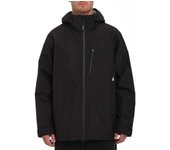 Chaqueta impermeable con cremallera STONE STORM Ropa de abrigo NEGRO XL [Volcom] Hombre (GORE-TEX PACKLITE Impermeable) [A1632301 / CHAQUETA GORE-TEX] negro