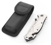 Funda de nailon plegable para cuchillo, herramienta para linterna, cinturón, estuche protector, bolsillo, 1 ud. One Size
