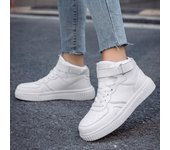 NUEVOS zapatos para mujer de alta calidad para hombre, primavera/verano, nuevos Air Force One de caña alta, cómodos, casuales, transpirables, zapatillas tipo mocasín 36