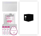 apgo Protective Skin Sticker for the back compatible with Cubot Pocket 3, Wrap Film, Foil, Vinyl - Pattern Matte Black
