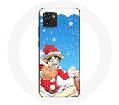Coque maniacase pour Samsung Galaxy A03 Anime One Piece Luffy Le jour de Noël 2023