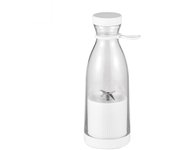 Mini licuadora eléctrica portátil, taza exprimidora de 300ml, 6 cuchillas para batidos, zumos, alimentos para bebés color rosa