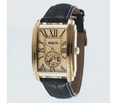 Reloj mecánico automático cuadrado europeo y americano Goer para hombre blanco