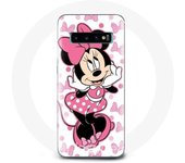 Coque pour Samsung Galaxy S10 Plus Minnie Mouse Dessin animé mignon rose