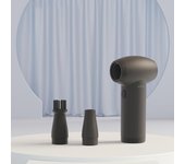 Soplador de aire eléctrico inalámbrico para ventilador de barbacoa, plumero de aire de 80000RPM para teclado de ordenador, colchón de aire para exteriores negro