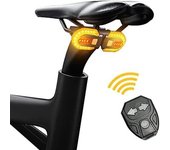 Luz trasera de señal de giro para bicicleta, lámpara LED para bicicleta, luces inalámbricas recargables por USB, luz trasera para bicicleta de montaña, accesorios para bicicleta