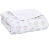 Manta orgánica para bebé japonesa Aden Anais, regalo para bebé, manta orgánica de ensueño sobre el cielo ADBO10005 + (Producto auténtico) nubes en