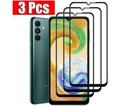 3 protectores de pantalla de cobertura completa para Samsung Galaxy A15, A25, A35, A55, A05, Redmi A3, 14C, 12C, 13C, Note 14, 13 Pro, vidrio templado A14, A24, A34, A54, 5G, A06, A16 Samsung A04 Core negro