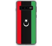 Coque Téléphone - Samsung - Galaxy S10 - Drapeau Libye - Souple - Multicolore