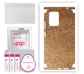 apgo Protective Skin Sticker for the back+sides compatible with Xiaomi Poco X4 GT, Full Wrap Film, Foil, Vinyl - Pattern Rusty Copper
