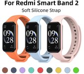 Correa suave para pulsera inteligente Redmi Band 2 Correa de repuesto para pulsera Xiaomi Redmi Band2 Correa de silicona para reloj Redmi Smart Band 2 púrpura