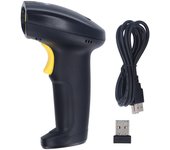 Escáner de código de barras inalámbrico 2,4G USB 1D 2D lector de código de barras gratuito para entrega en supermercado
