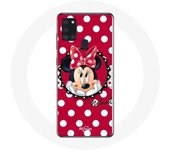 Coque Samsung Galaxy A21S Minnie Mouse Dessin animé Rouge