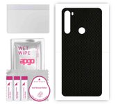 apgo Protective Skin Sticker for the back compatible with Xiaomi Redmi Note 8T, Wrap Film, Foil, Vinyl - Pattern Matrix