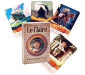 Juego de cartas de baraja Le Claire Lenormand de 9x6cm, 36 Uds., cartas Lenormand