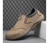 Zapatos de hombre Otoño Invierno nueva moda transpirable ligero cómodo zapatos casuales tendencia de estilo británico zapatos deportivos de suela suave 39 negro