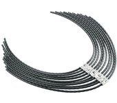 Bosch 10 trozos de alambre para desbrozadora AFS 23-37 - Ø 3,5 mm