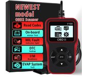 Pantalla Digital accesorios para automóviles lector de código OBD2 de 16 pines herramientas de diagnóstico de coche Plug and Play escáner OBD 2 V100 Universal