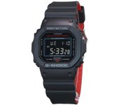 Casio Reloj para hombre G-Shock con correa de resina digital de cuarzo DW-5600UHR-1 200M negro