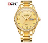 Reloj OPK Marca 8113 Reloj de cuarzo con calendario doble Reloj para hombre