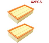 Kit de 2 filtros de aspiradora HEPA de repuesto para Karcher NT25, NT35, NT360, NT45/1, NT55/1, NT361, NT561 y NT611.