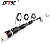 FTK 99% Señuelo 10-30G Caña de pescar telescópica de fibra de carbono Caña de pescar corta Caña de pescar telescópica Caña de pescar giratoria 1.8M