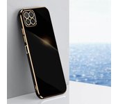 Funda de silicona chapada de lujo para Honor X7C X8 5G X6 X6B 10 8A 9X X7A X8A X7 X6A X7B X8B Huawei Nova 11i 7i Y70 12 SE P30 Pro P40 Lite Funda cuadrada suave Huawei P Smart Z blanco