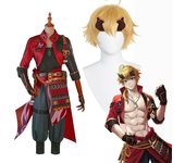 Juego Thoma disfraces de Cosplay figura de Anime disfraces de Halloween traje peluca ropa de juego de rol uniforme de fiesta L-(Costume+Wig)