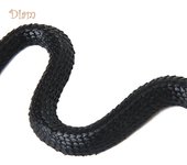 NO.KK Divertido Truco Aterrador Emulación Realista Serpiente Animal Falso Día de los Inocentes Juguete negro