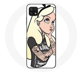 Coque pour Samsung Galaxy A22 5G Alice princesse tatouée