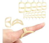 Férula para dedo ovalada Cómoda de usar Gatillo/Mazo/Artritis/Férula para enderezar el dedo en gatillo Pulgar/Medio/Anillo/Índice/Dedo meñique 1