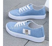 Zapatos de lona para mujer, nuevo estilo de otoño, zapatos planos de tela a juego, zapatos individuales finos de verano, zapatos informales de moda para estudiantes 36