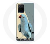 Coque pour Vivo Y21s 2021 / Y21 2021 Perruches perroquets Bleu