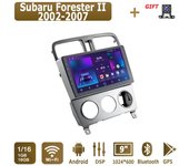 Radio Android para Subaru Forester II 2002-2007, reproductor multimedia, unidad principal, estéreo, navegación GPS, Bluetooth, WIFI, 1+16 GB 1+16GB