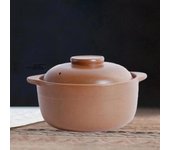 Cazuela de barro con tapa para cocinar, plato tradicional para fiestas de arroz chino 0.8L
