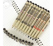 Micron Pen Needle Pincel suave Dibujo Pen Lote 005 01 02 03 04 05 08 Brush Art 01
