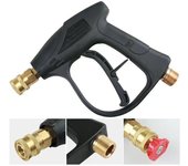 Pistola hidrolavadora de alta presión con botella de espuma, conector rápido de 14 pulgadas, 60 grados, 5 unidades varios colores